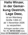Anzeige