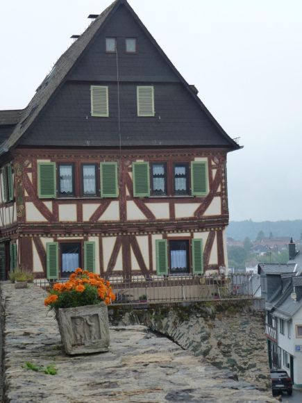 Das Altstadtensemble von Braunfels ist geprägt durch Fachwerkhäuser.