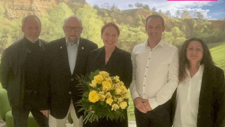 Foto: FDP Budenheim
Roland Albert, Wolfgang Höptner, Annett Fritzlar, Timo Lauerburg und Tanya Basar (v.l.n.r.).