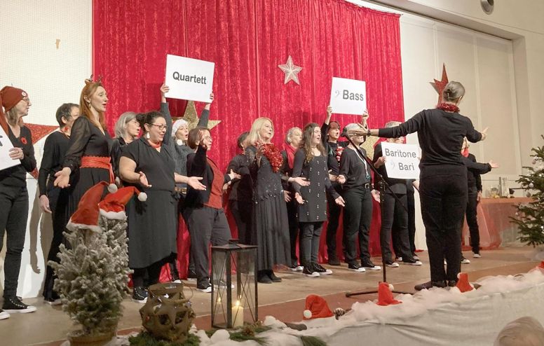 Der Chor „Barber Kadabra“.