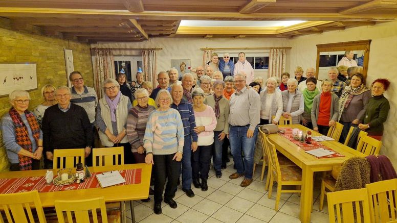 Gemeinsamer Abschluss in einem Weingut auf dem Laurenziberg.