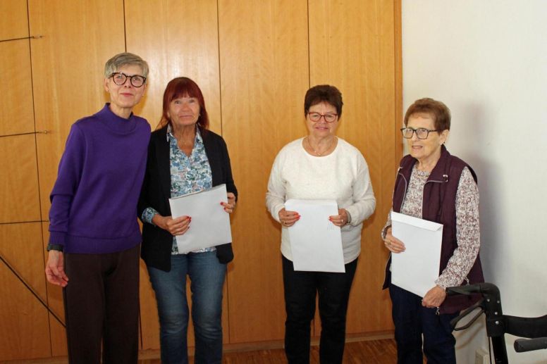 Fotos: Jacqueline Gensler
Ehrungen langjähriger Mitglieder.