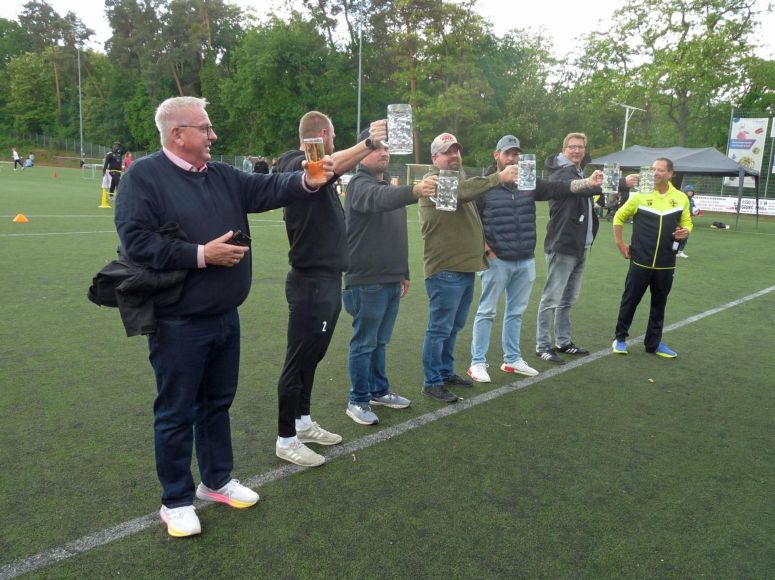 Das Maßkrugstemmen ist eine ziemlich anstrengende Disziplin.