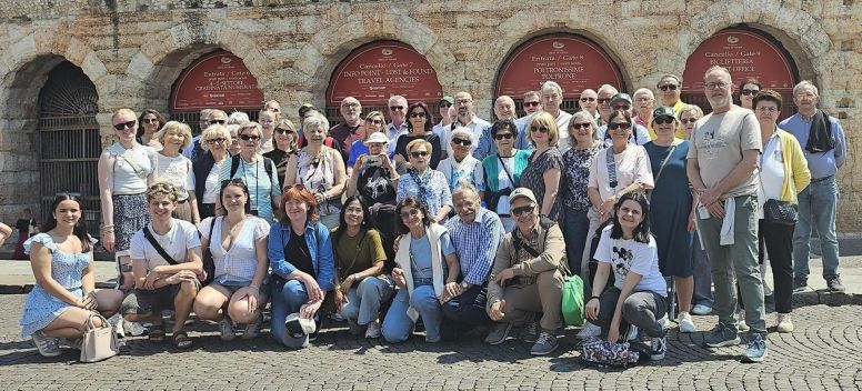 Foto der Reisegruppe aus Budenheim.