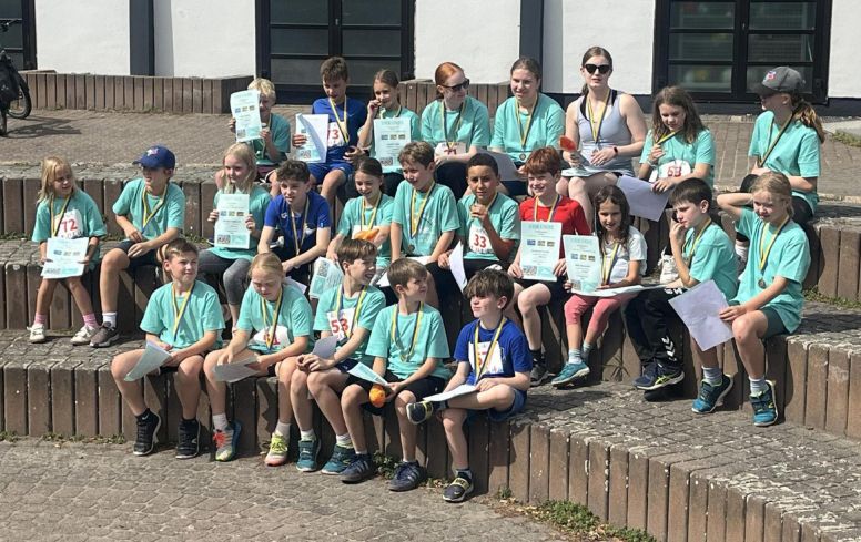 Unter dem Motto "Olympia" trainierten die Kids in verschiedenen Wettkämpfen.