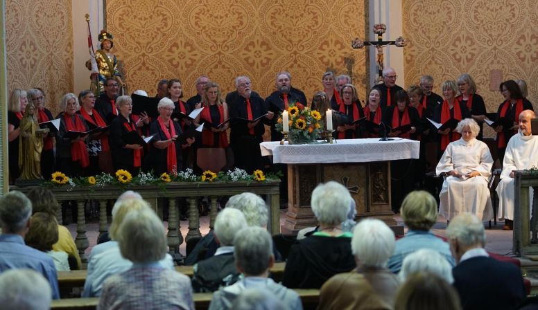 Gelungene Feier: die Akademische Vesper in der Pankratiuskirche.