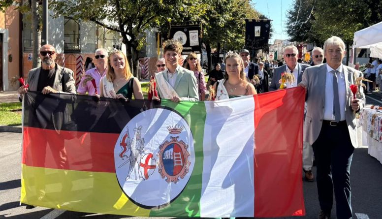 Anlass des Besuchs der Delegation aus Budenheim war das Risotto-Fest in Isola della Scala.