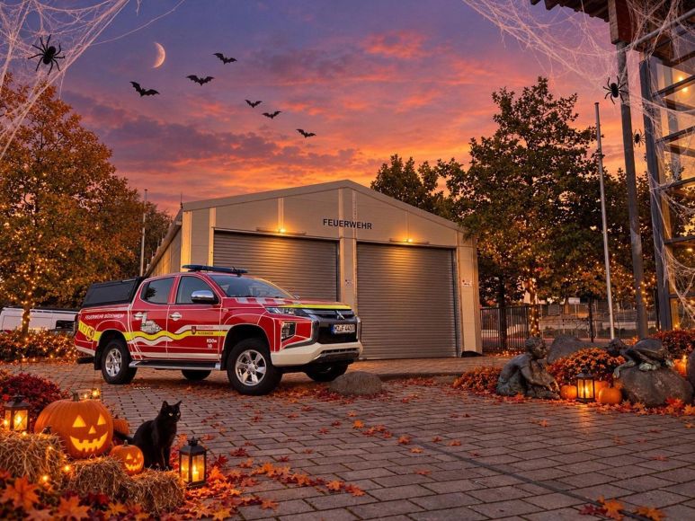 Foto: Freiwillige Feuerwehr Budenheim
Gruselig dekoriert zu Halloween.
