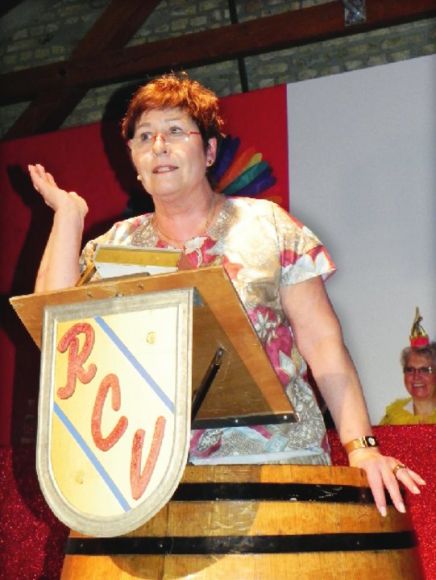 Bild: hhs
Ria Haber zündete ein Feuerwerk an Gags.