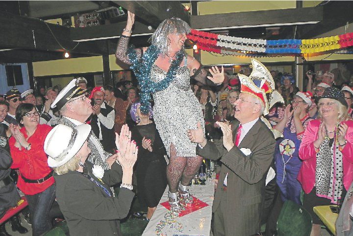 Absoluter Höhepunkt: Marion Binder tanzte auf dem Promitisch.