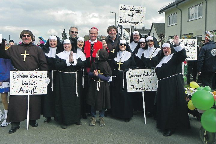 Beliebtes Ziel des närrischen Spotts: Der Limburger Protzbischof „Tebartz von Selbst“.