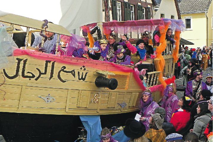 Sindbad der Seefahrer kam mit seinem Piratenschiff aus Aulhausen.